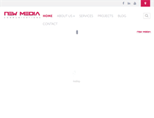 Tablet Screenshot of newmedia.al